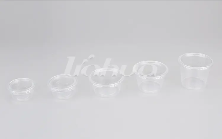 Custom 1.5OZ/5.5OZ PP Transparent Portion Cups