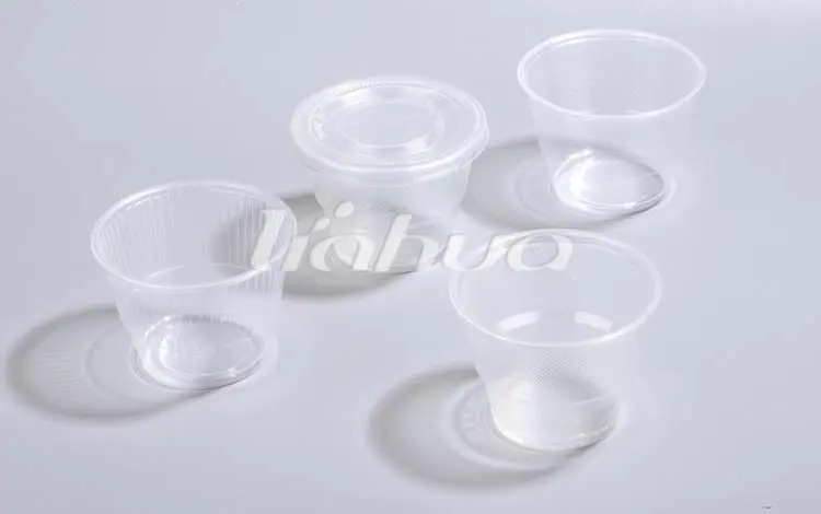 9OZ Disposable PP Airline Cups With Flat Lids